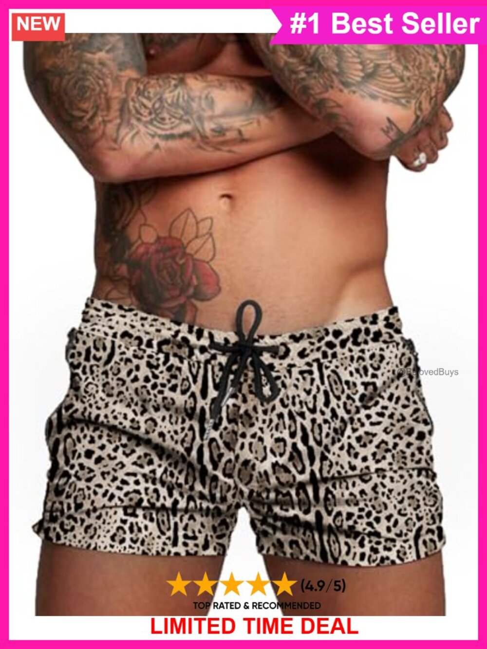Quick Dry Swim Trunks Mesh Lining Zipper Pockets Drawstring Board Shorts